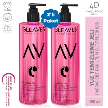 Gleaves Naturals Y�z Temizleme Jeli - 400 ml - 2 Adet